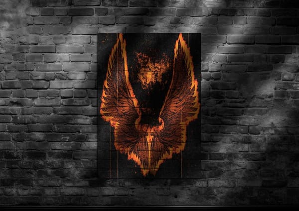 Ild Vinger Væg Plakat